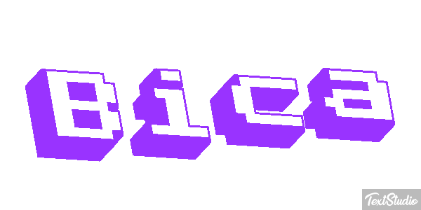 Bica Tekst effect