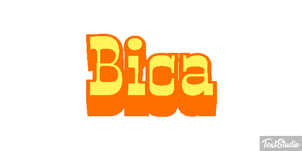 Bica Tekst effect