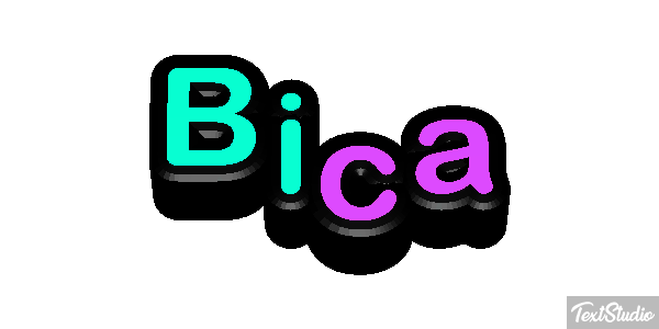 Bica Tekst effect