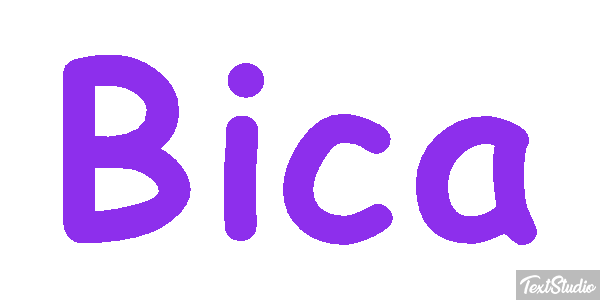 Bica Tekst effect