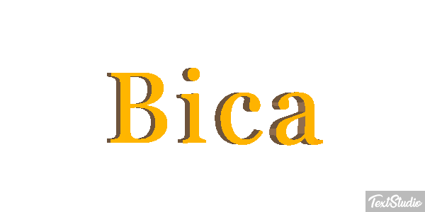 Bica Tekst effect