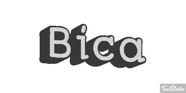 Bica Tekst effect