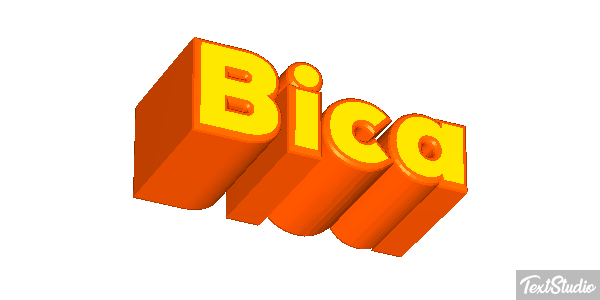Bica Tekst effect