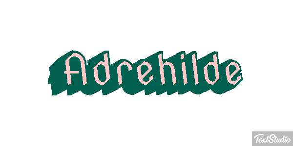 Adrehilde Tekst effect