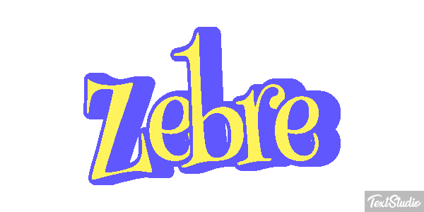 Zèbre Text effect