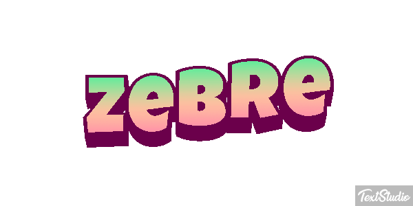 Zèbre Text effect