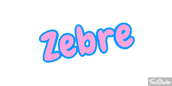 Zèbre Text effect