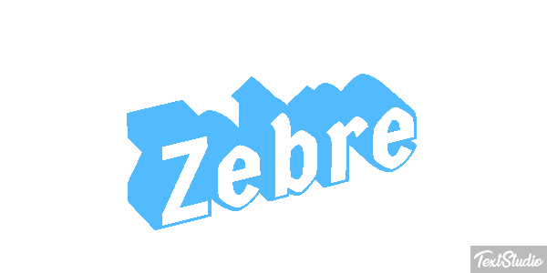 Zèbre Text effect