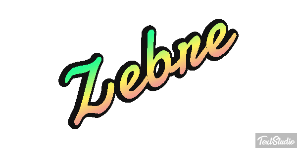 Zèbre Text effect