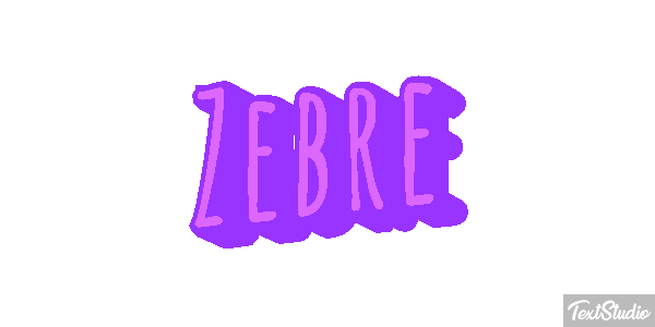 Zèbre Text effect