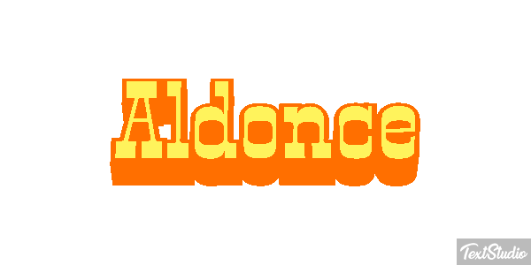 Aldonce Efekt tekstowy