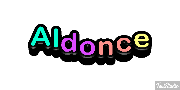 Aldonce Efekt tekstowy