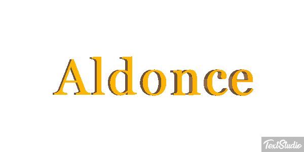 Aldonce Efekt tekstowy