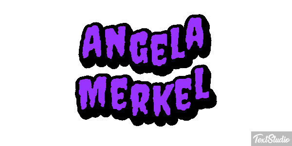 Angela Merkel Effetto testo