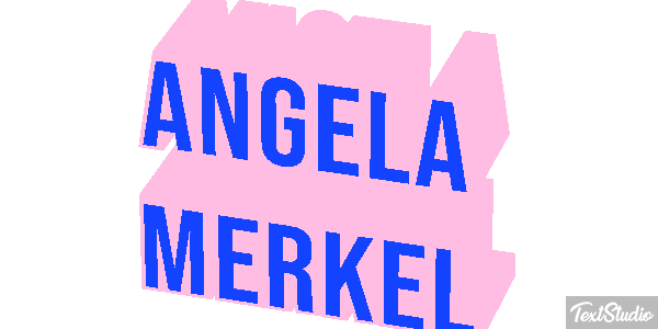 Angela Merkel Effetto testo