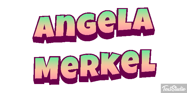 Angela Merkel Effetto testo