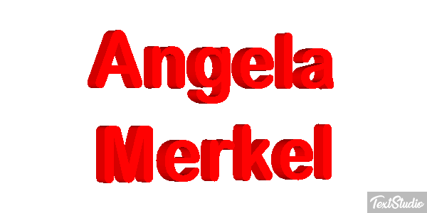 Angela Merkel Effetto testo