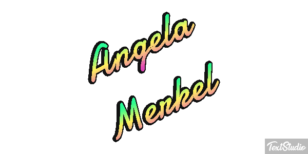 Angela Merkel Effetto testo