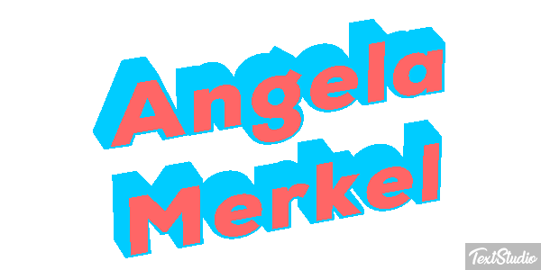 Angela Merkel Effetto testo
