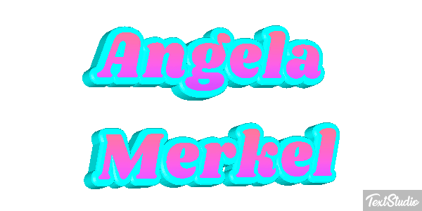 Angela Merkel Effetto testo