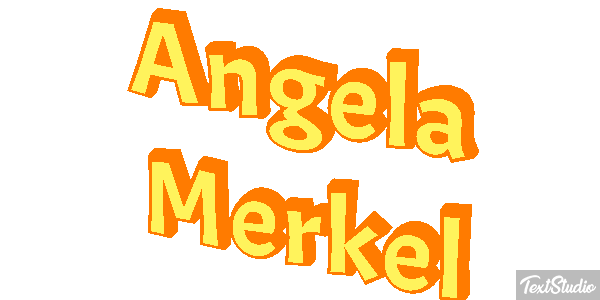 Angela Merkel Effetto testo