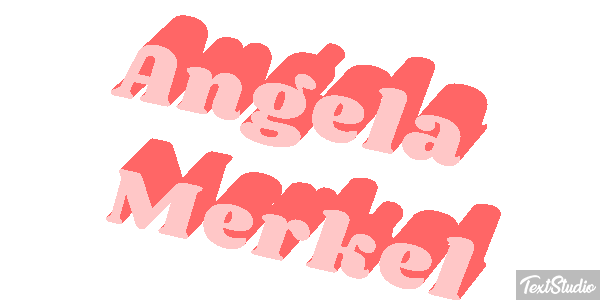 Angela Merkel Effetto testo