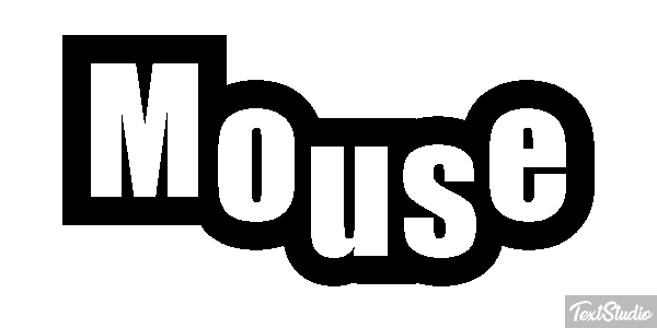 Mouse Text effect