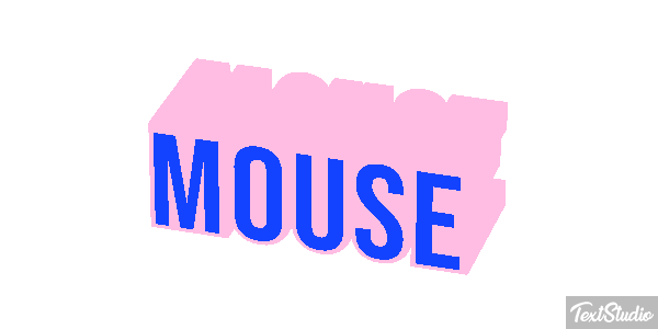 Mouse Text effect