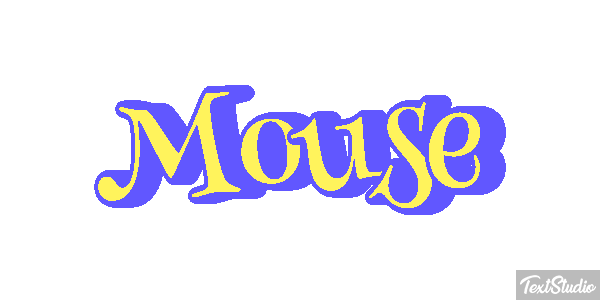 Mouse Text effect