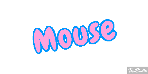 Mouse Text effect