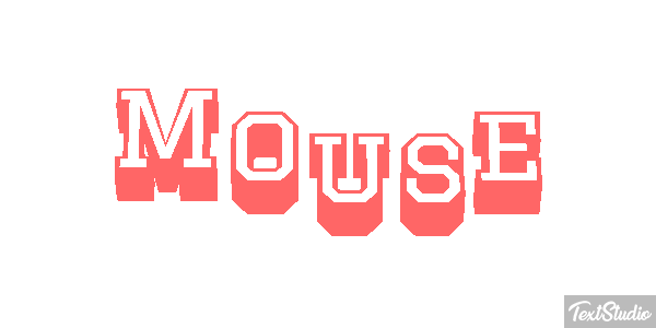 Mouse Text effect