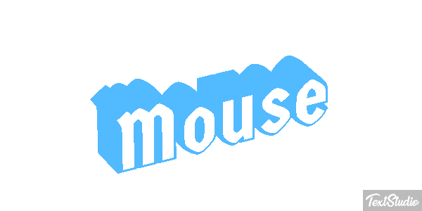 Mouse Text effect