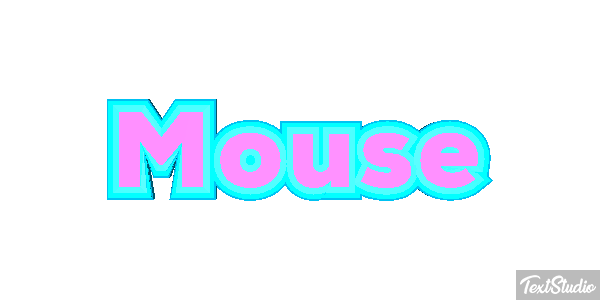 Mouse Text effect