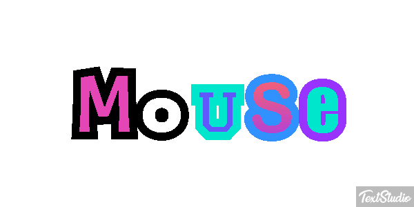 Mouse Text effect