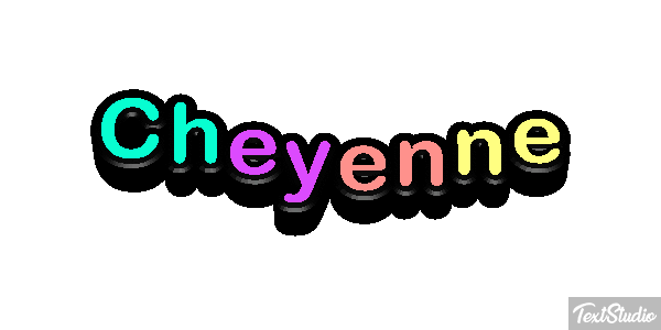 Cheyenne Effetto testo