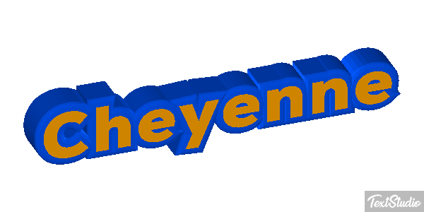 Cheyenne Effetto testo
