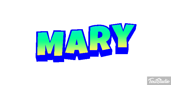 Mary Efecto de texto