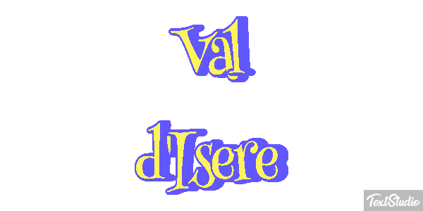 Val d'Isère Текстовый эффект