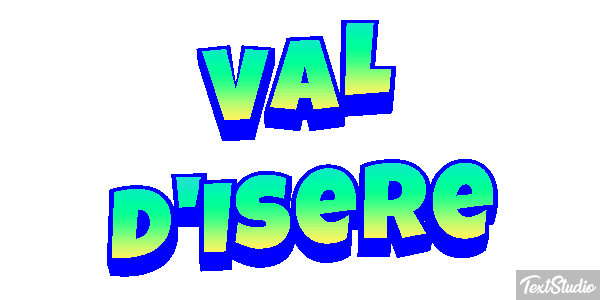 Val d'Isère Текстовый эффект