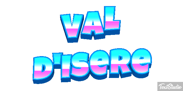 Val d'Isère Текстовый эффект