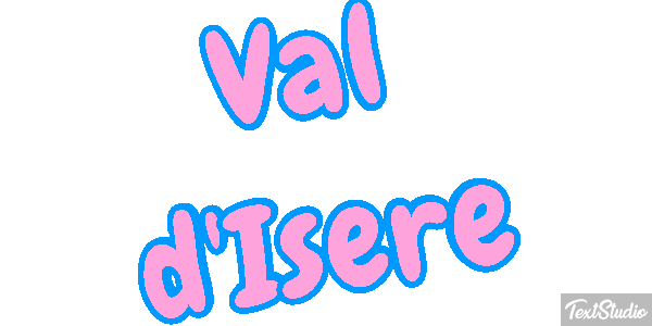 Val d'Isère Текстовый эффект