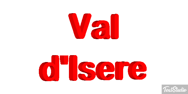 Val d'Isère Текстовый эффект