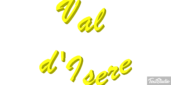 Val d'Isère Текстовый эффект
