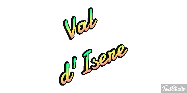Val d'Isère Текстовый эффект