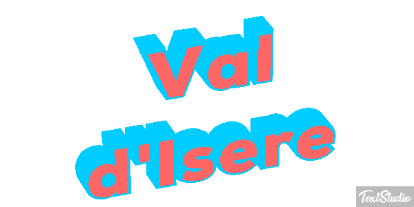 Val d'Isère Текстовый эффект