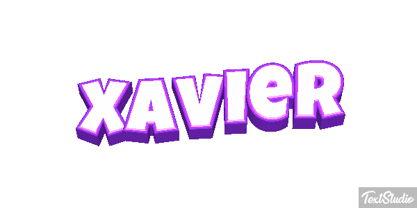 Xavier Efecto de texto