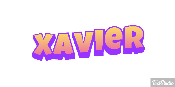 Xavier Efecto de texto