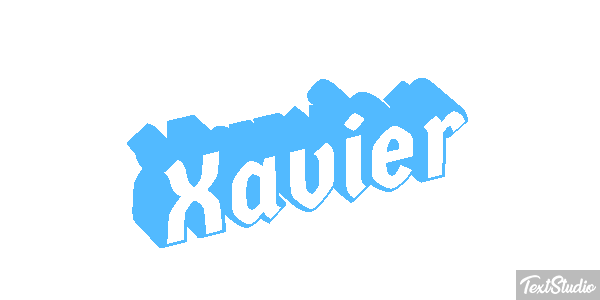 Xavier Efecto de texto