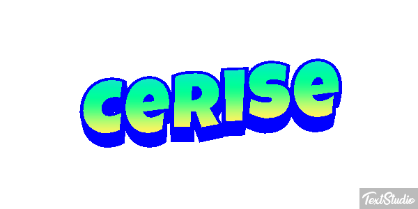 Cerise Efeito do texto