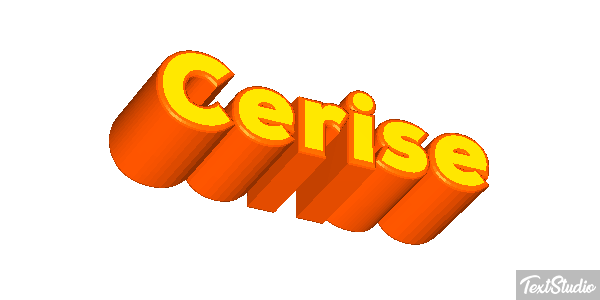 Cerise Efeito do texto